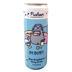 Pusheen Blue Raspberry Fizzy Drink 12oz