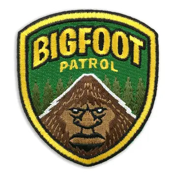 Bigfoot Patrol Iron On Patch