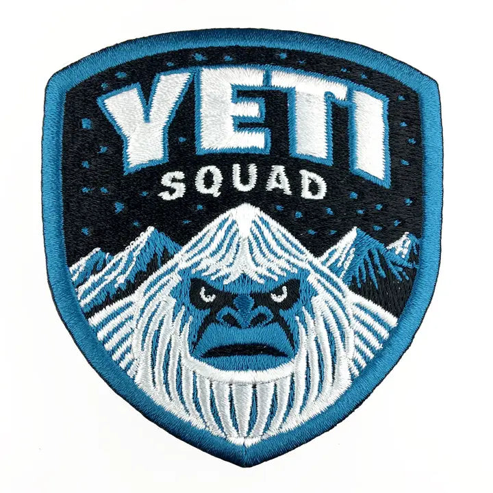 Yeti Squad Embroidered Patch - Iron-on
