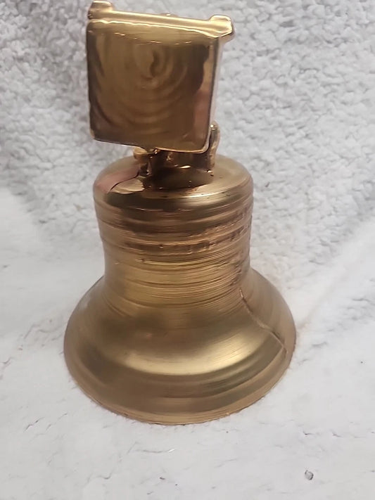 Philadelphia Heritage Whiskey 1976 Bicentennial Decanter Liberty Bell Gold