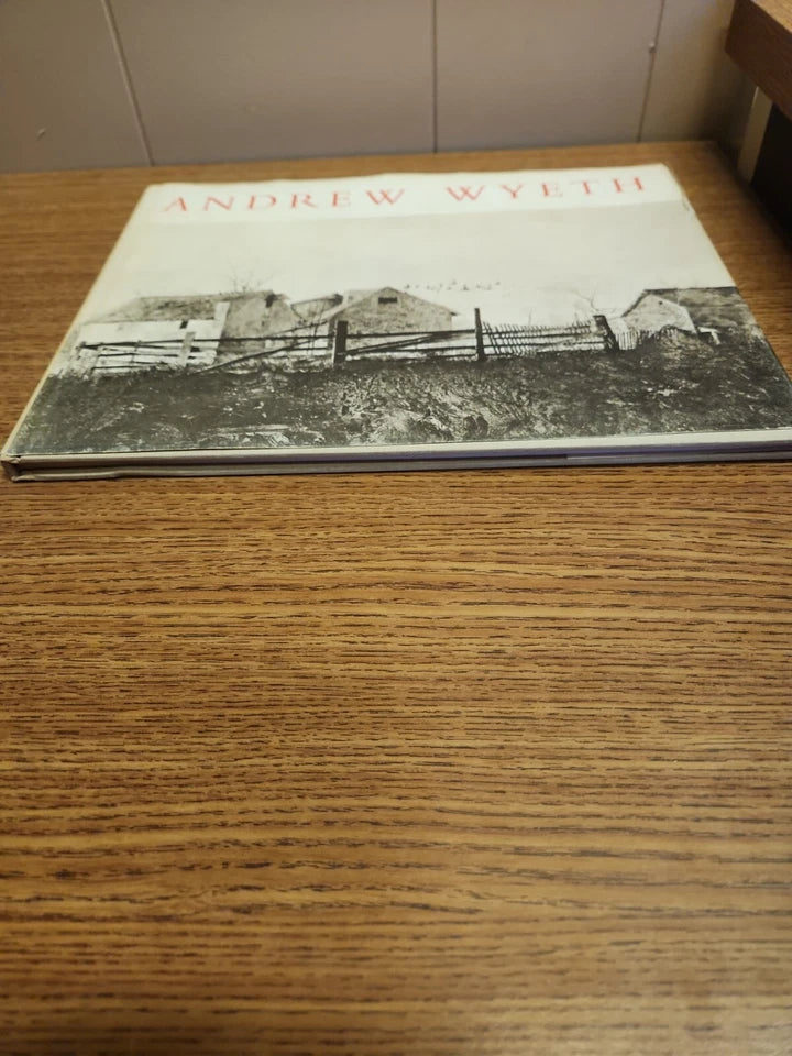Andrew Wyeth Dry Brush And Pencil Drawings Vintage Artist Book 1968 Art Museum